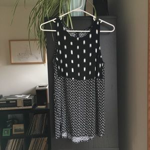 Madewell Sunbask Tank in Ikat Brush